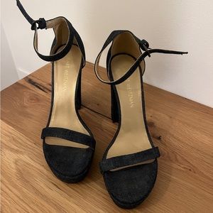 Stuart Weitzman Denim Heel